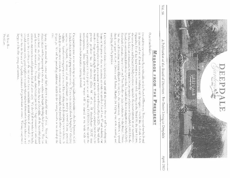 Newsletter 2023 April